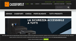 Desktop Screenshot of casseforti.it